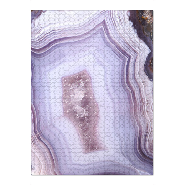 Puzzle Ravensburger "Jewell" artboxONE - Abstrakt,Ultraviolet,Marmor - Achat,Stein,Marmor,Kristall,Kristall,Mineral,Stein - Bild achat