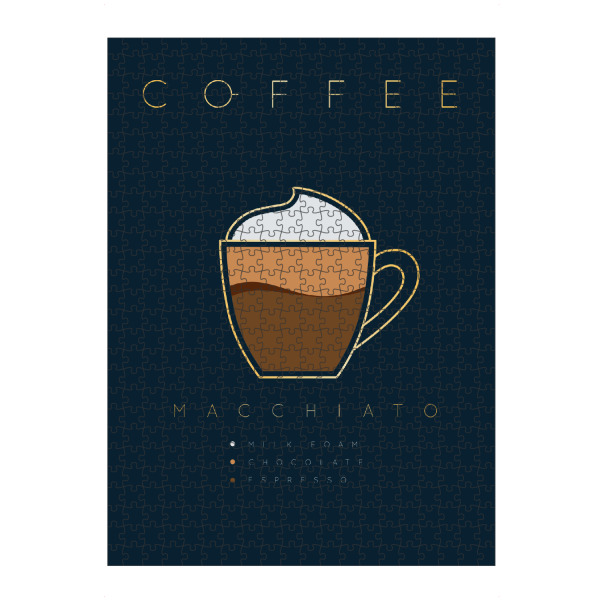 artboxONE Puzzle "Coffee macchiato" artboxONE - Essen & Trinken - Coffee,Kaffe,Latte macchiato,Macchiato - Bild coffee