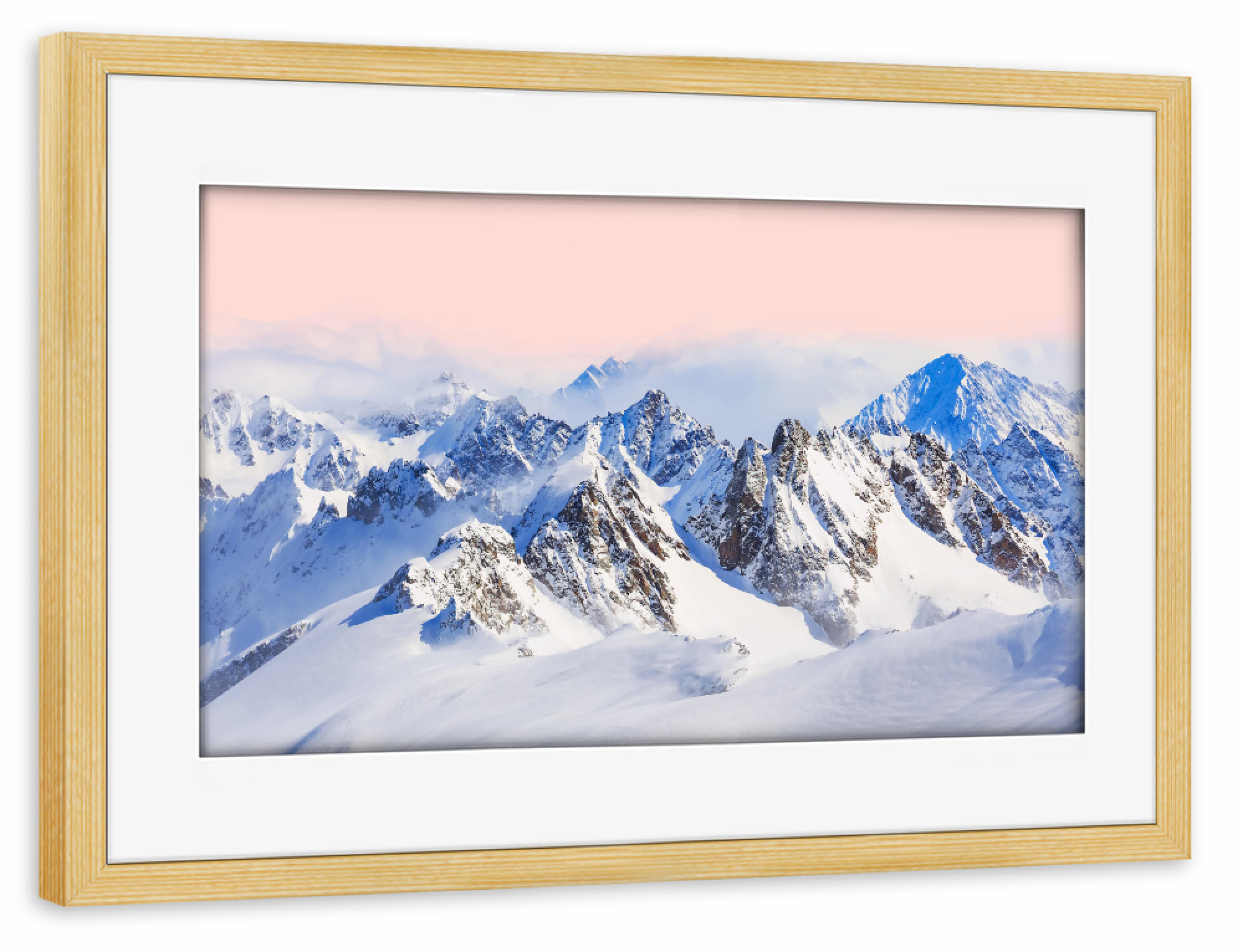 Poster mit Rahmen kiefer "The Promised Land" artboxONE - Natur,Reise - Mountain,Berg