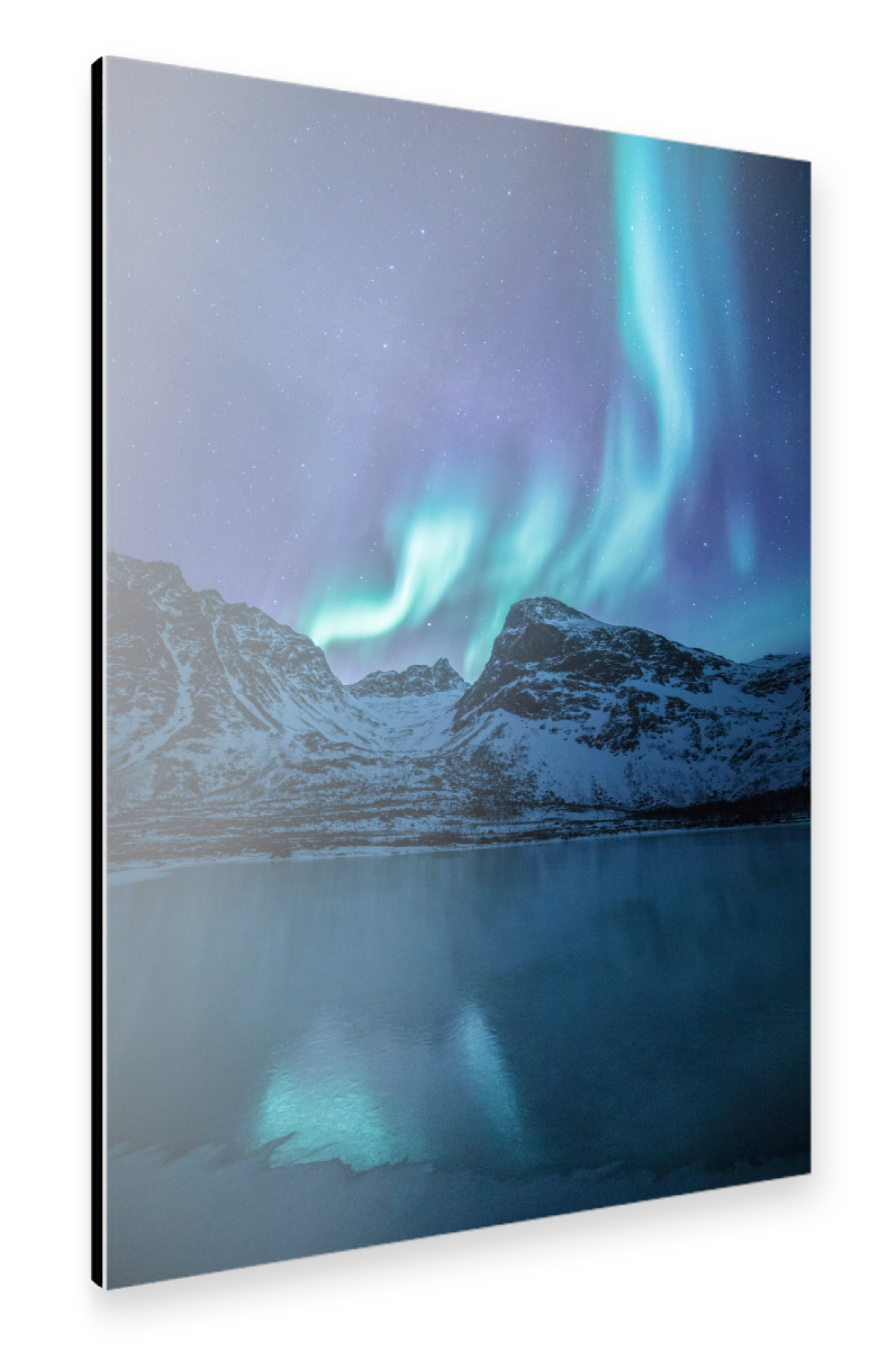 Alu-Dibond "Arctic Night" 75x50 cm artboxONE