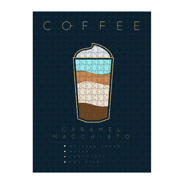 Puzzle Ravensburger "Coffee caramel macchiato" artboxONE - Essen & Trinken - Coffee,Kaffe,Caramel,Macchiato - Bild coffee