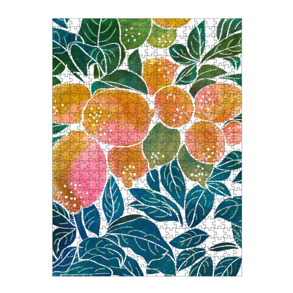 artboxONE Puzzle "Lemons | Watercolor Modern Boho" artboxONE - Floral - Lemon,Citrus,Zitrone - Bild lemon