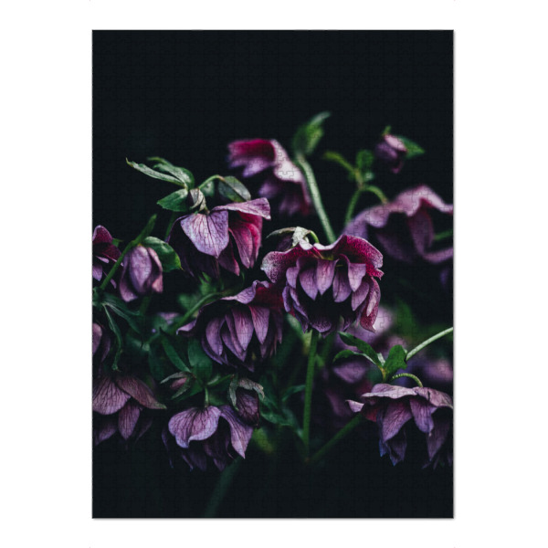 Puzzle Ravensburger "Pink Flowers" artboxONE - Natur,Floral - Flower,Flowers,Blume,Blumen - Bild flower