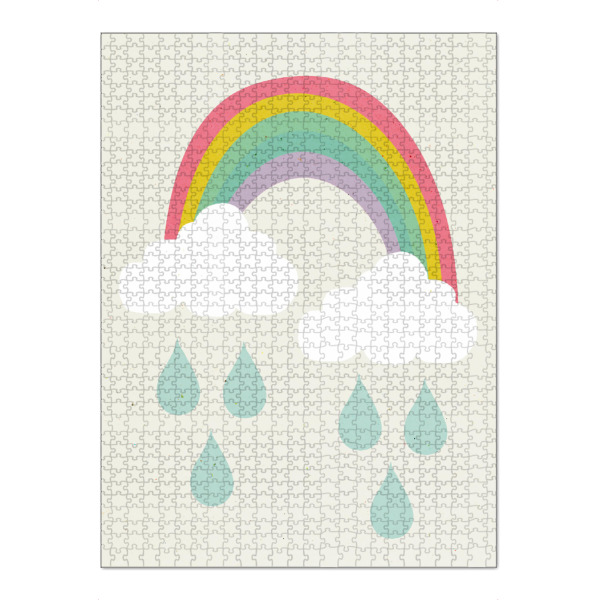 Puzzle Ravensburger "Happy Day" artboxONE - Für Kinder - Regenbogen,Rainbow - Bild regenbogen