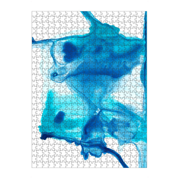 Puzzle Ravensburger "Butterfly Two" artboxONE - Abstrakt,Arcadia - Abstrakt,Modern,Flüssig,Blau,Arcadia - Bild abstrakt