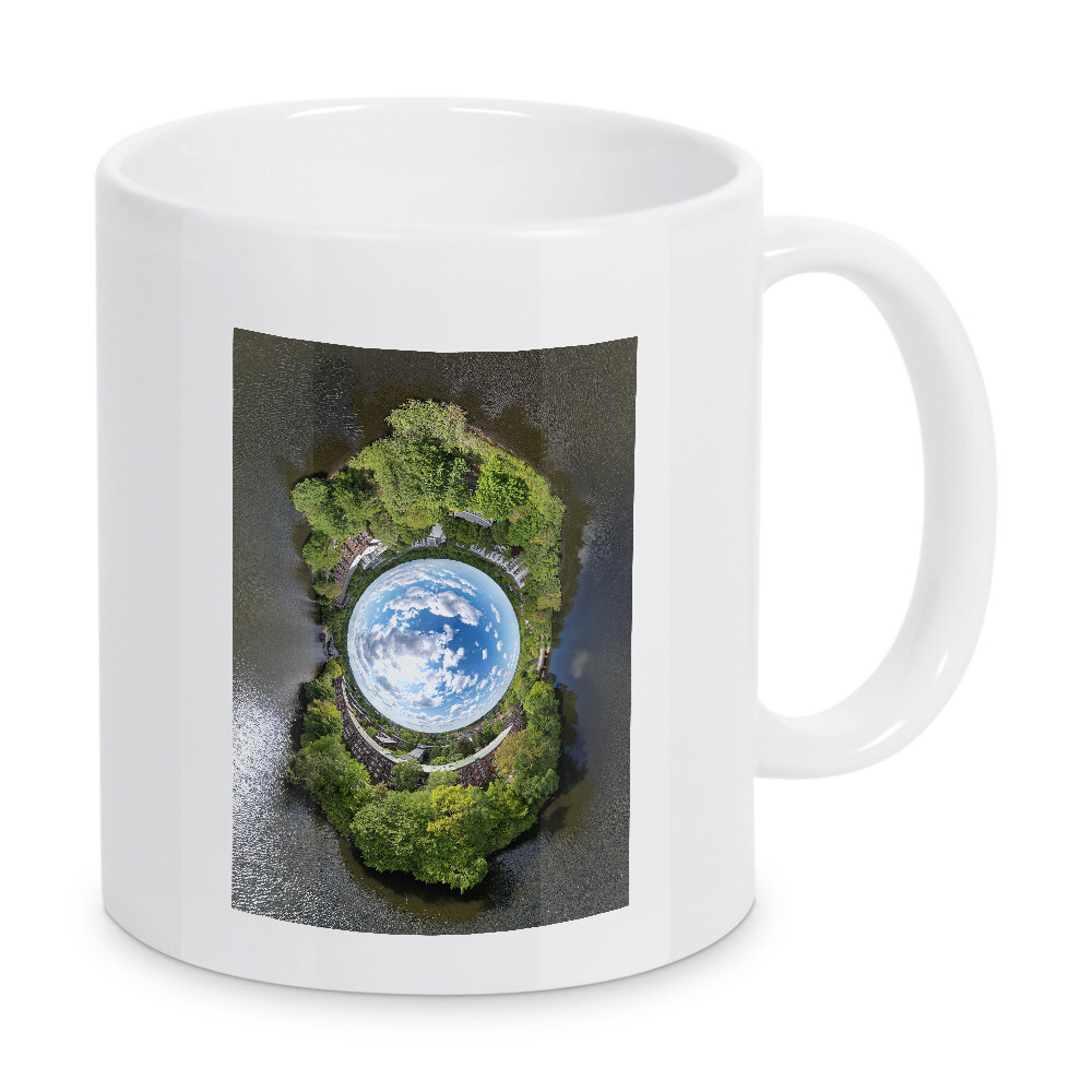 Tasse "SkyGlobe Fuhlsbüttler-Schleuse" artboxONE - Städte,Städte / Hamburg,Natur,Reise,Architektur