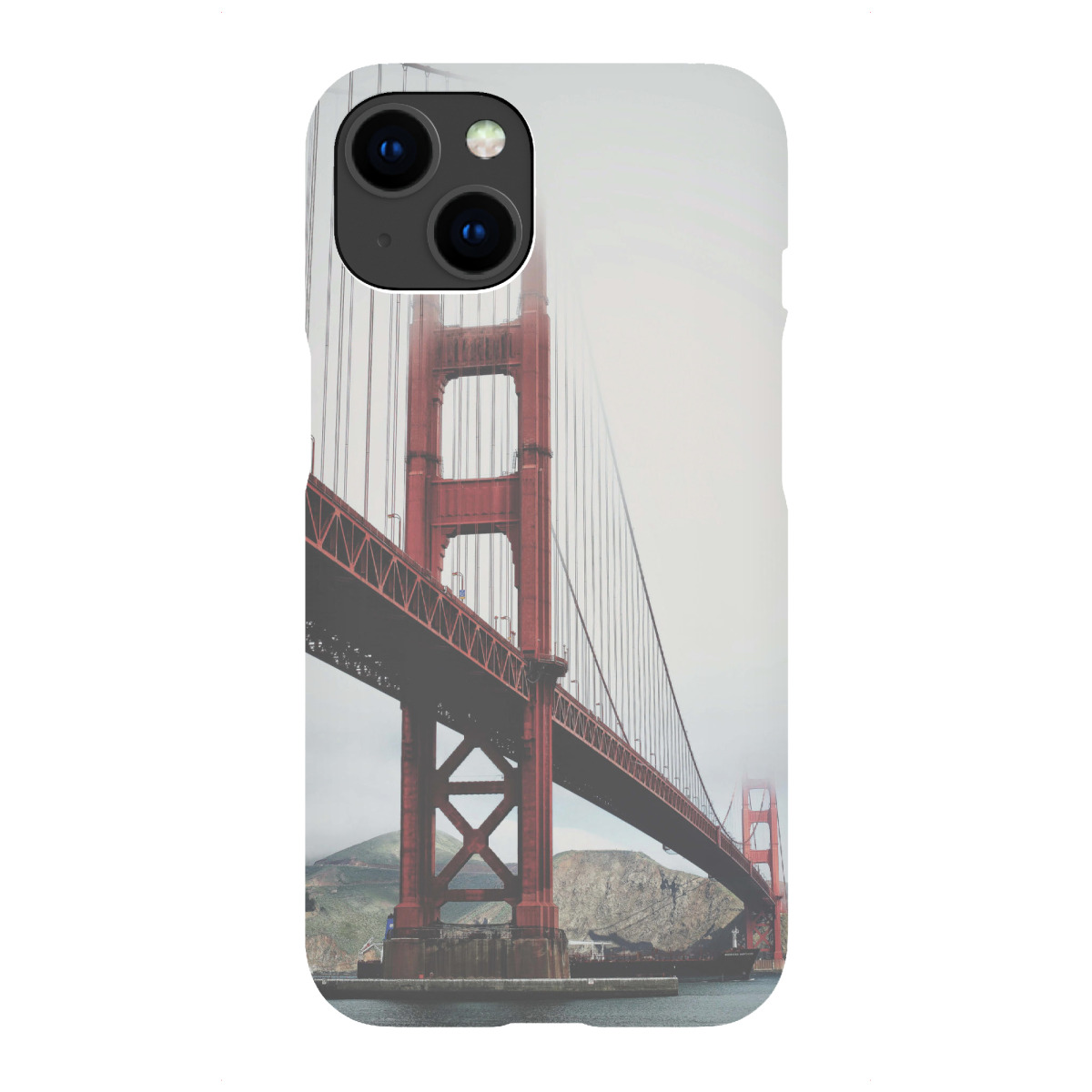 "Cloudy Golden Gate Bridge"für iPhone - Premium-Case Handyhülle artboxONE