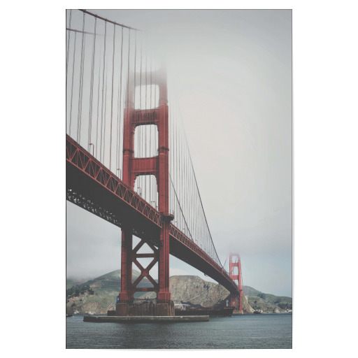 Cloudy Golden Gate Bridge