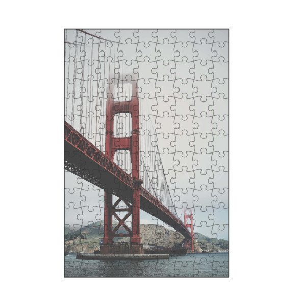 artboxONE Puzzle "Cloudy Golden Gate Bridge" artboxONE - Städte,Reise,Architektur,Städte / San Francisco - Golden gate bridge,San francisco
