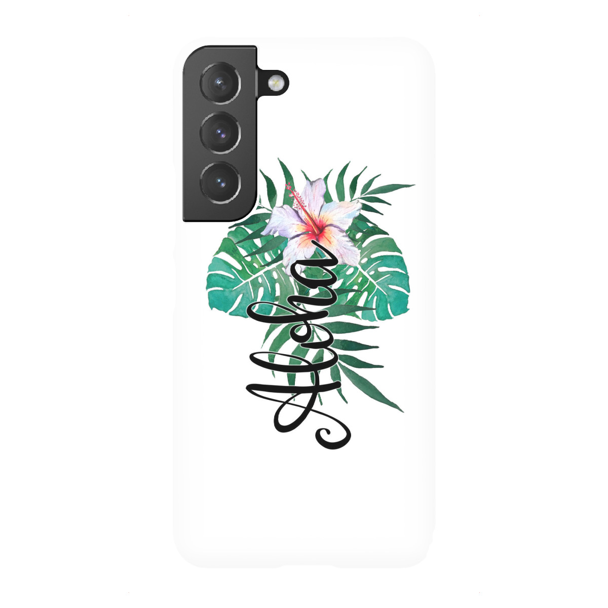 Samsung Galaxy "Aloha - floral watercolor" Premium-Case Handyhülle artboxONE
