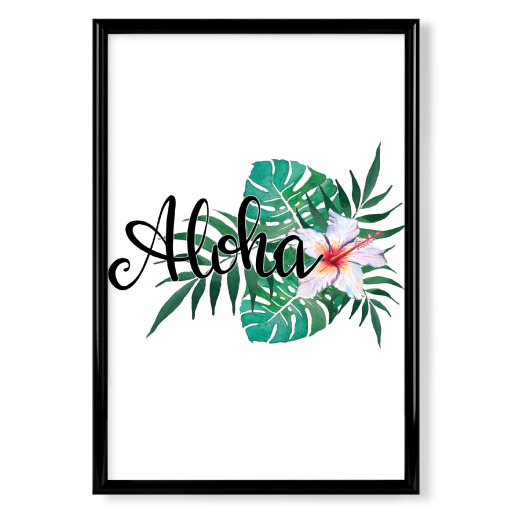 Aloha - floral watercolor