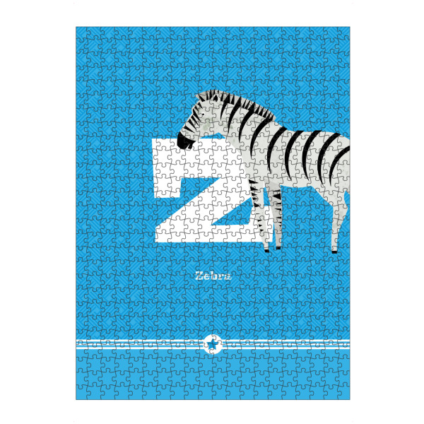 Puzzle Ravensburger "Z wie Zebra" artboxONE - Für Kinder,Buchstaben,Buchstaben / Z