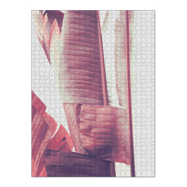 Puzzle Ravensburger "Bananarama_rosé" artboxONE - Natur,Floral - Bananenblätter,Banana leaves - Bild bananenblätter