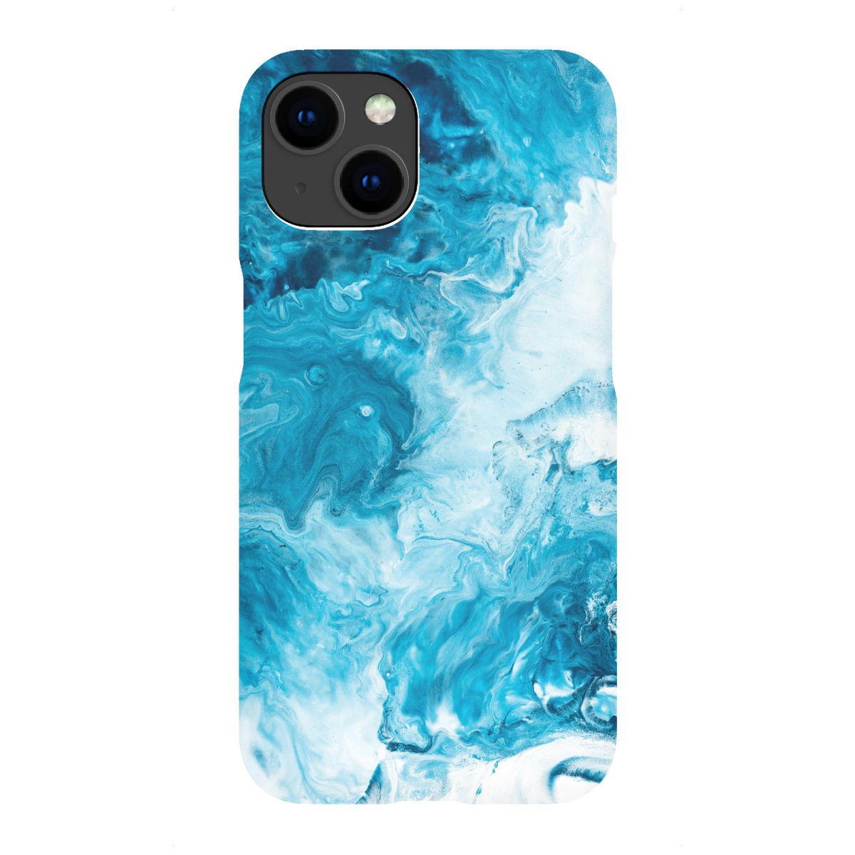 "Abstract Ocean Art"für iPhone - Premium-Case Handyhülle artboxONE