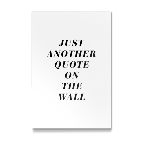Galerie-Print "Just Another Quote On the Wall" 30x20 cm artboxONE