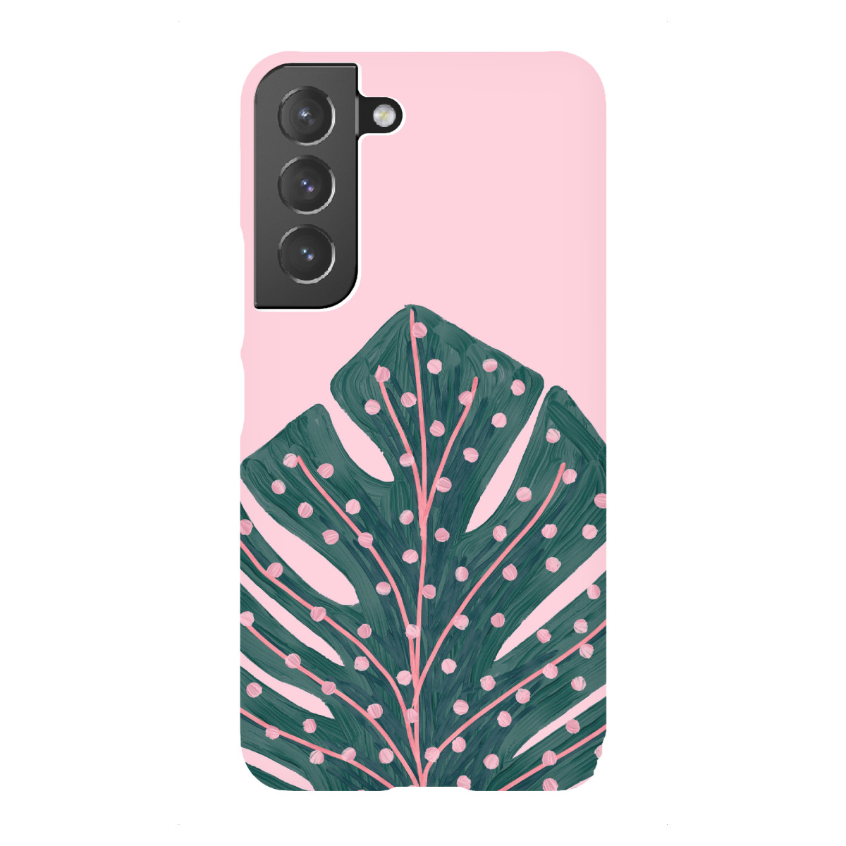 Samsung Galaxy "Polka Dots Monstera" Premium-Case Handyhülle artboxONE
