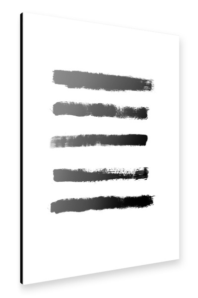 Alu-Dibond "Brush Stroke" 30x20 cm artboxONE