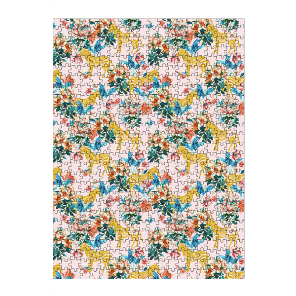 Puzzle Ravensburger "Floral and Zebras" artboxONE - Floral,Tiere - Flowers,Zebra,Blumen - Bild flowers