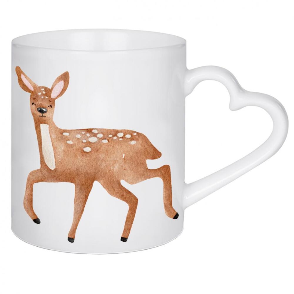 Herztasse "Aquarell-Hirsch-Design" artboxONE - Für Kinder,Tiere