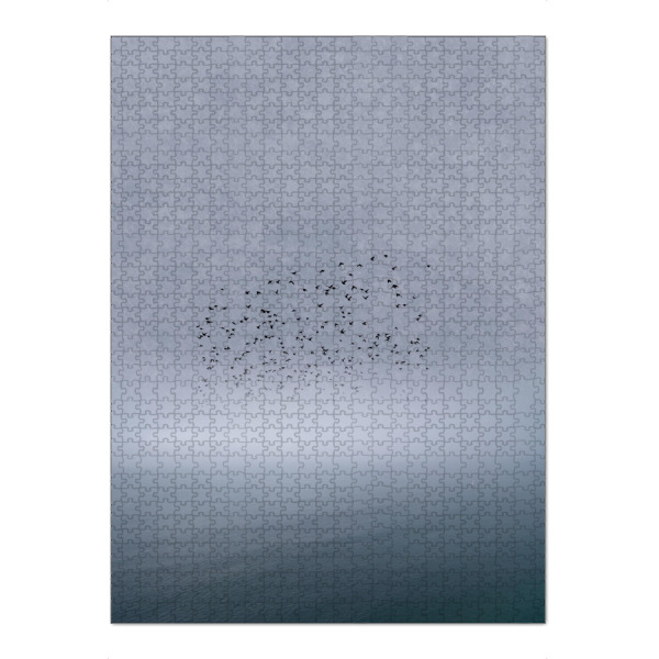 Puzzle Ravensburger "Moonshine Dancers" artboxONE - Abstrakt - Ozean,Meer,Vögel,Mond,Sea,Ocean,Bird,Moon - Bild ozean