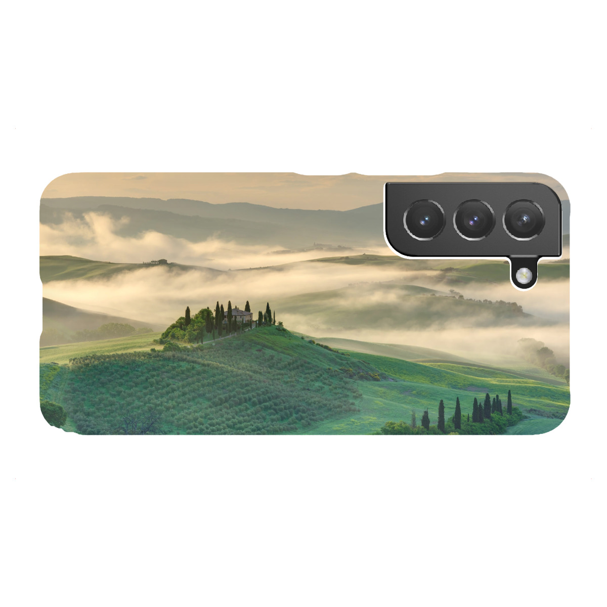 Samsung Galaxy "Morgennebel in der Toskana" Premium-Case Handyhülle artboxONE