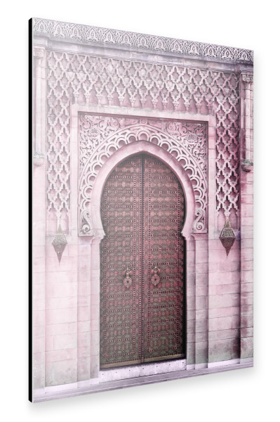 Alu-Dibond "Royal Entrance pink" 30x20 cm artboxONE