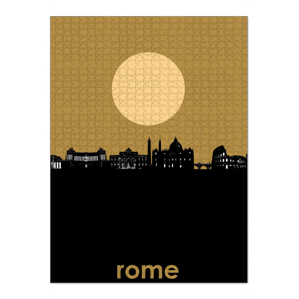 Puzzle Ravensburger "Rome skyline minimalism" artboxONE - Städte / Rom - Rome - Bild rome