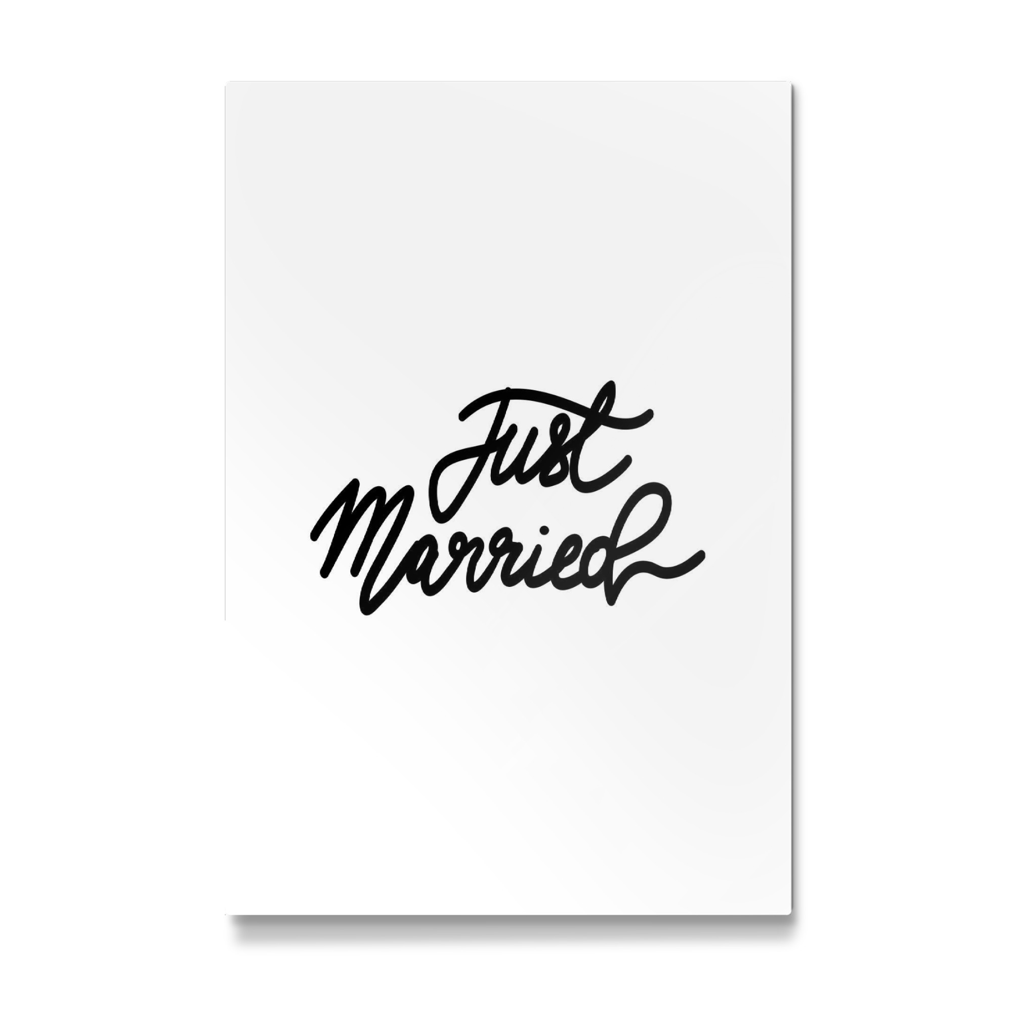 Galerie-Print "Just married!" 30x20 cm artboxONE