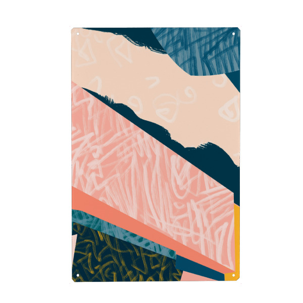Holzbild "Leela" artboxONE - Abstrakt - Abstract,Shapes,Pattern