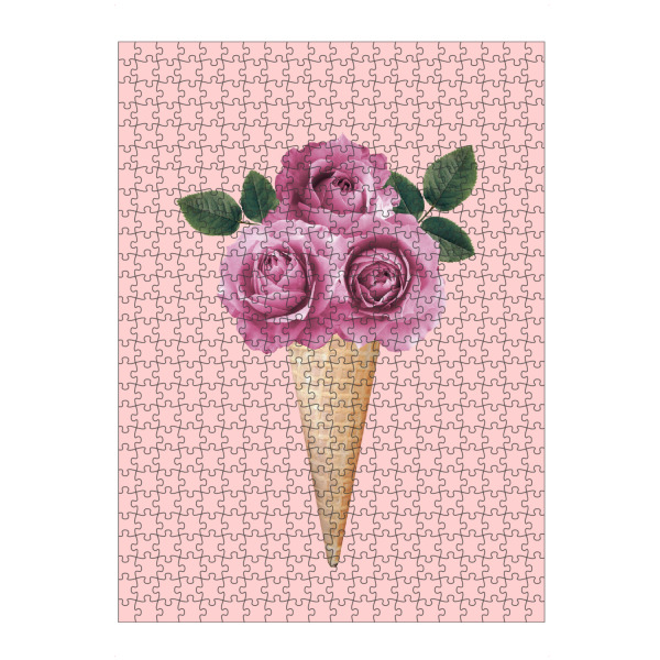 artboxONE Puzzle "Floral Ice Cream" artboxONE - Floral,Essen & Trinken - Flower,Icecream,Blume,Ice,Eis,Eiscreme - Bild flower