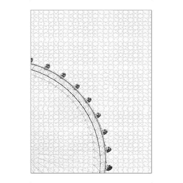 Puzzle Ravensburger "Black & White Ferris Wheel" artboxONE - Schwarzweiß,Architektur - Ferris wheel,Ferris,Wheel,Riesenrad - Bild ferris wheel