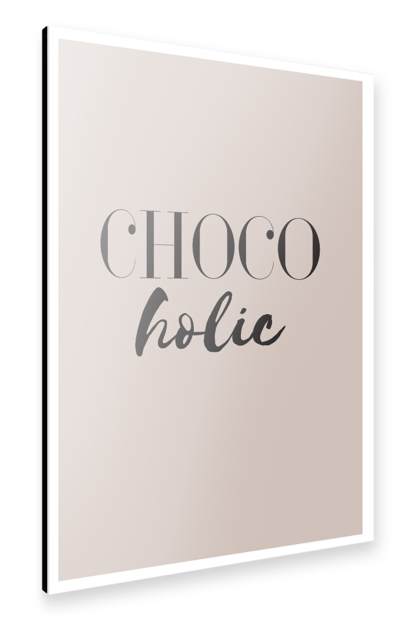 Alu-Dibond "Chocolate lover" 30x20 cm artboxONE
