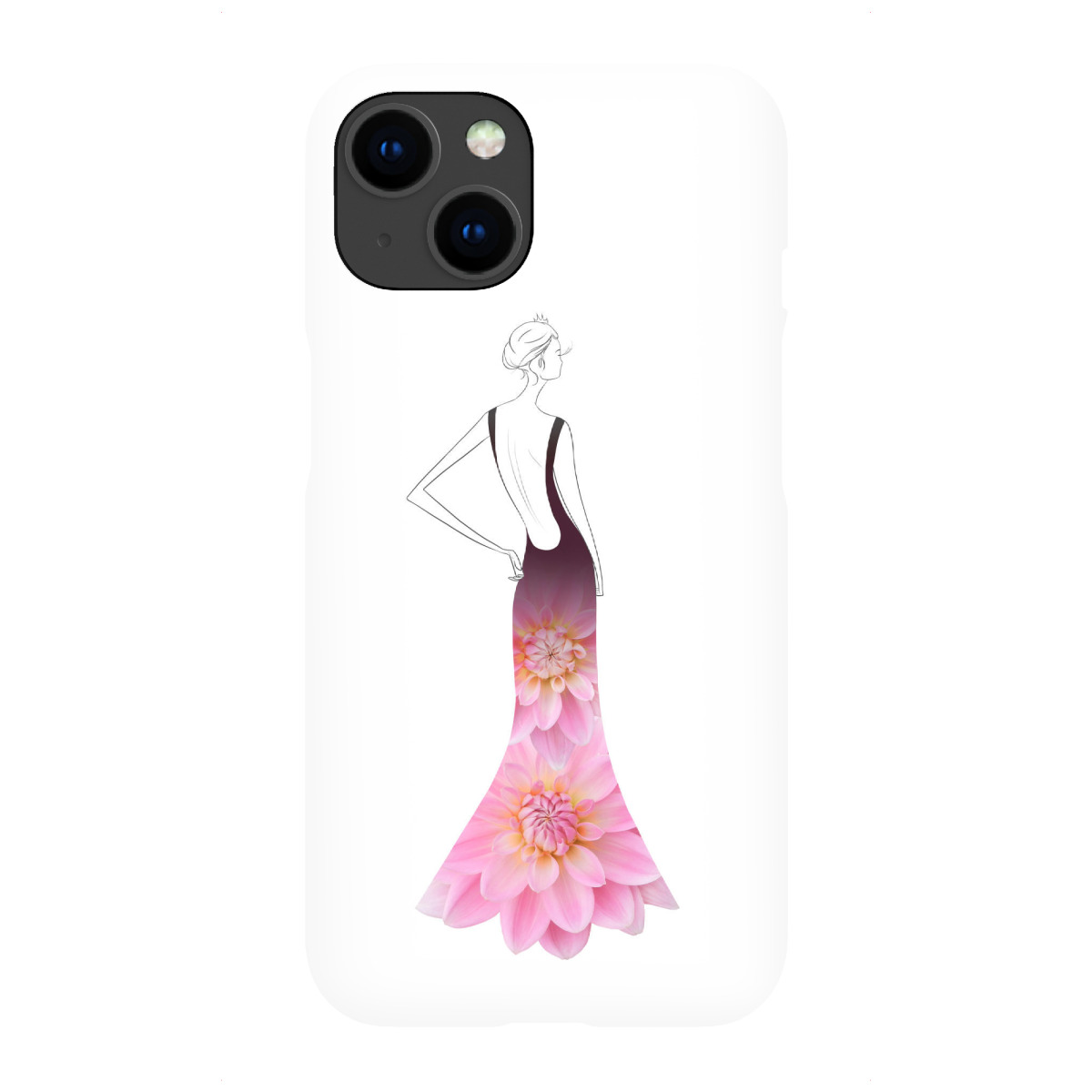 iPhone "Fashion dahlias" Premium-Case Handyhülle artboxONE