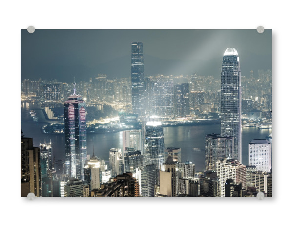 Acrylglasbild "Two Towers HK" artboxONE - Städte,Architektur,Reise / Asien,Städte / Weitere - Hong kong,China,Turm,Tower