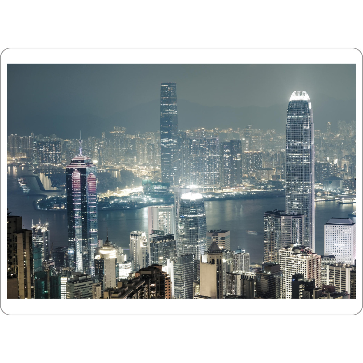 Tischset "Two Towers HK" artboxONE - Städte,Architektur,Reise / Asien,Städte / Weitere - Hong kong,China,Turm,Tower - Bild hong kong