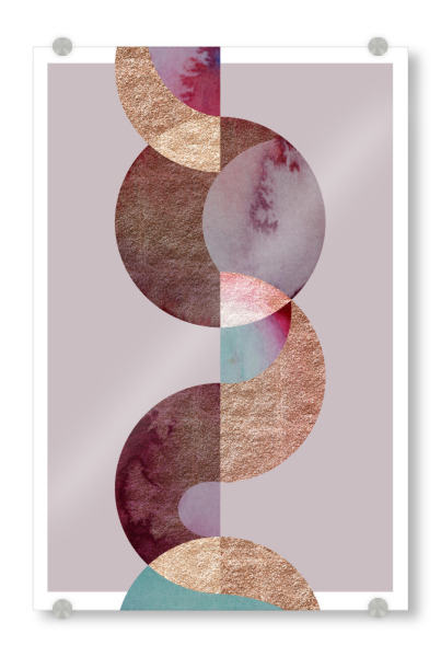 Acrylglasbild "Circle life" artboxONE - Abstrakt - Circle,Shapes,Abstrakt,Abstract,Form