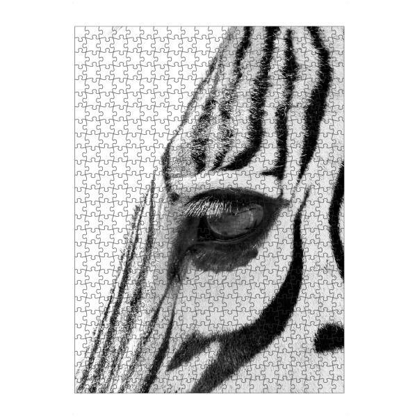 artboxONE Puzzle "Zebra Augenblick" artboxONE - Tiere,Schwarzweiß - Zebra - Bild zebra