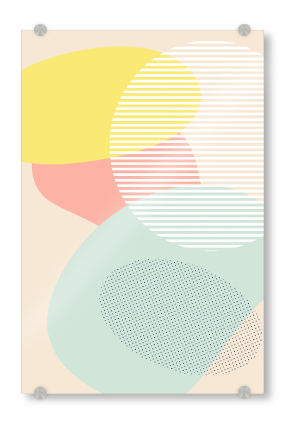 Acrylglasbild "Lost In Delicate Bubbles" artboxONE - Abstrakt,Geometrie - Bubbles,Shapes,Abstract