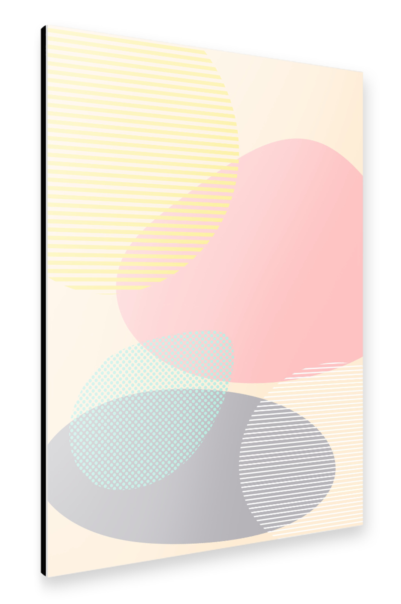 Alu-Dibond "Lost In Shapes" 75x50 cm artboxONE