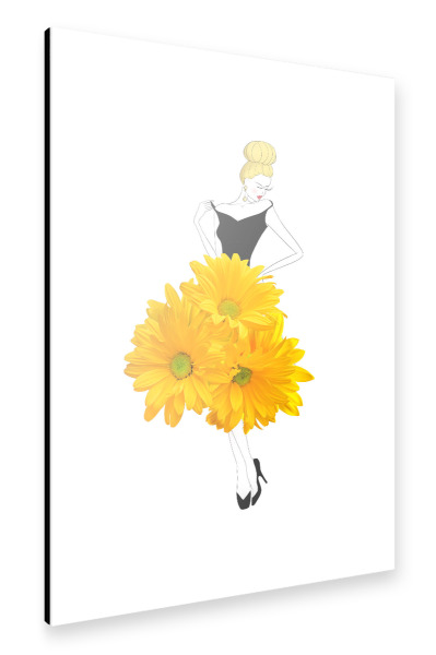 Alu-Dibond "Fashion chrysanthemums" 30x20 cm artboxONE