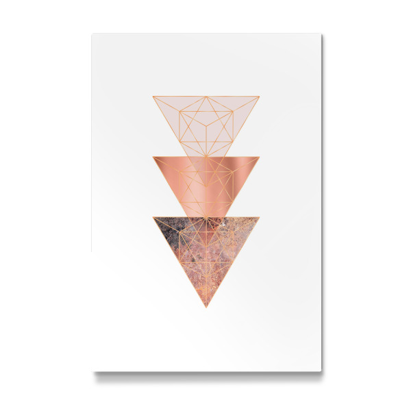 Galerie-Print "Blush, Copper and Rose Gold Geo" 30x20 cm artboxONE