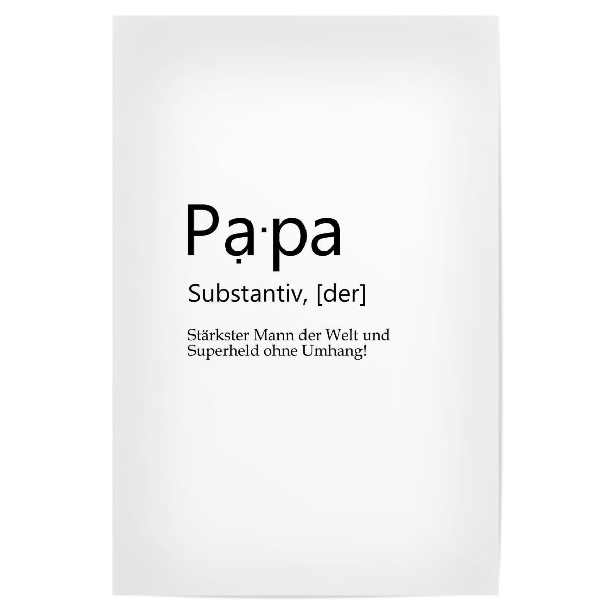 Pa-pa als Poster bei artboxONE kaufen