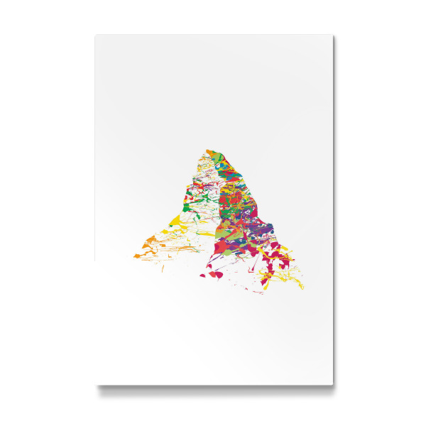 Galerie-Print "Mountainsplash Matterhorn bunt" 30x20 cm artboxONE