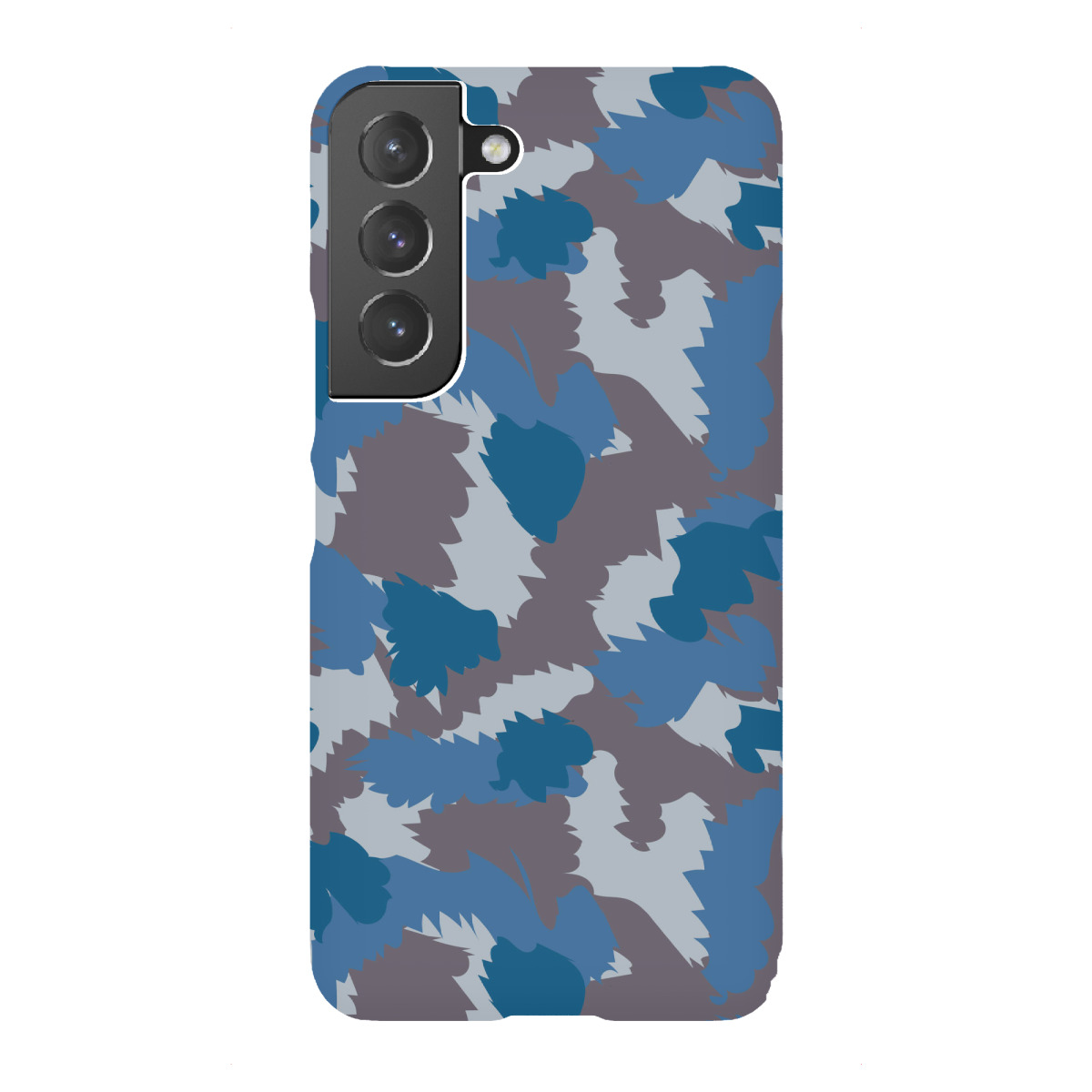 "Abstract Blue Camouflage"für Samsung Galaxy - Premium-Case Handyhülle artboxONE