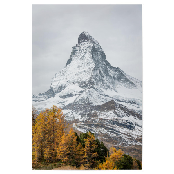 Poster 30x20 cm "Matterhorn von Riffelberg" artboxONE - Natur - Matterhorn,Riffelberg,Zermatt,Schweiz,Berg