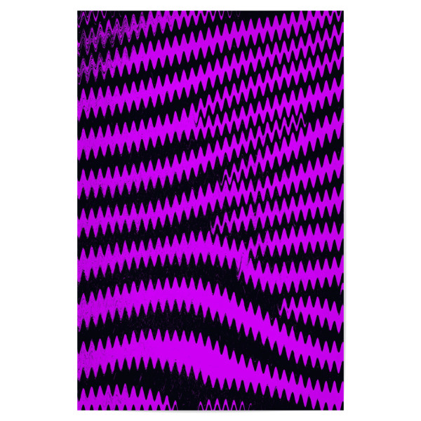 Poster "Zebra Pattern lilaschwarz" artboxONE - Abstrakt - Pattern,Muster