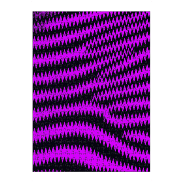 artboxONE Puzzle "Zebra Pattern lilaschwarz" artboxONE - Abstrakt - Pattern,Muster - Bild pattern