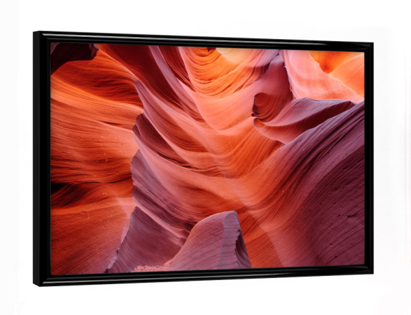 Poster mit schwarzem Rahmen "Lower Antelope Canyon" artboxONE - Natur - Antelope canyon,Antelopecanyon