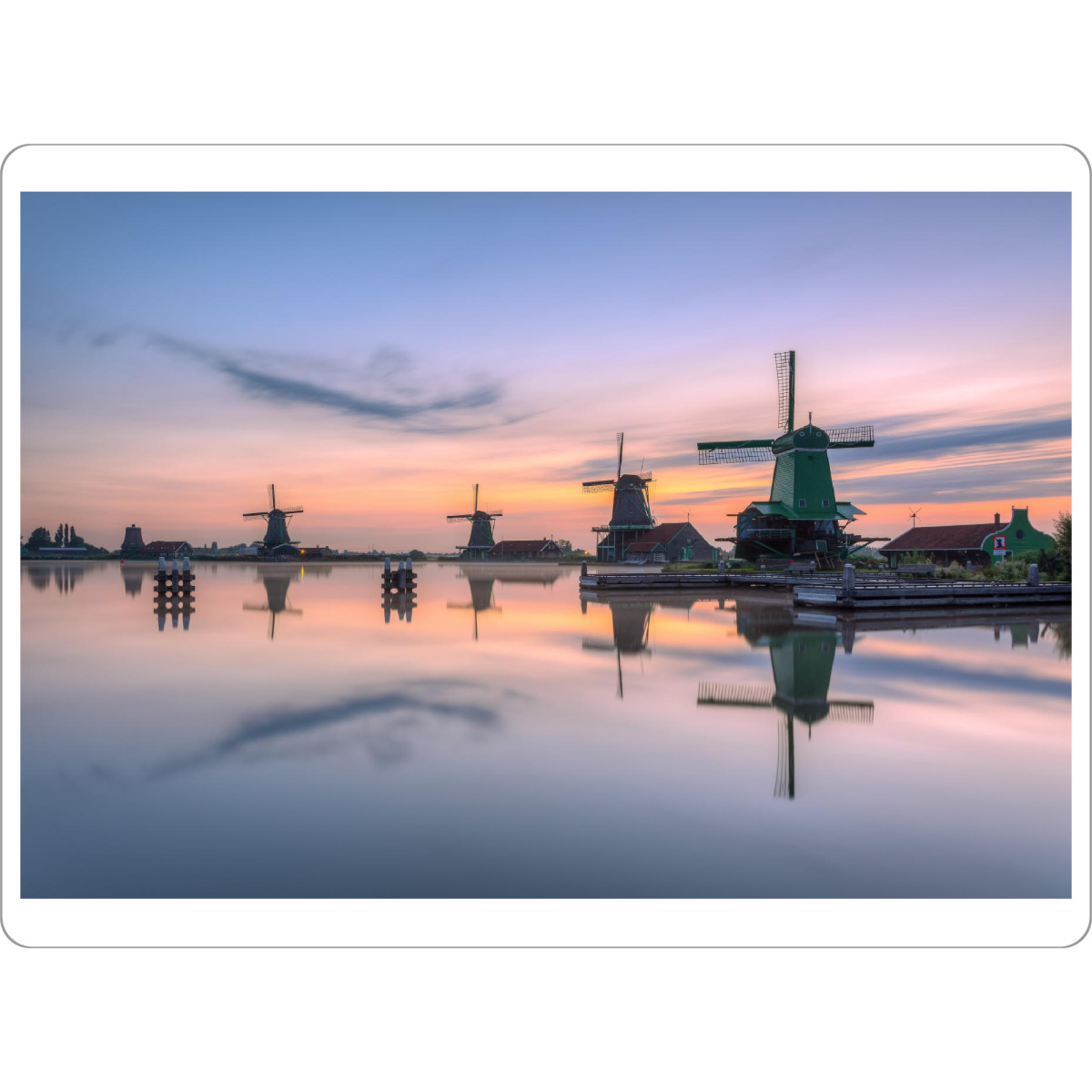 Tischset "Zaanse Schans in Holland" artboxONE - Reise / Länder - Niederlande,Amsterdam,Windmühlen - Bild niederlande