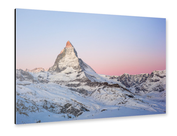 Alu-Dibond "Matterhorn bei Sonnenaufgang" 30x20 cm artboxONE